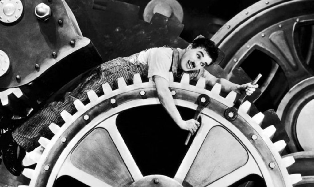 Charlie Chaplin in Modern Times